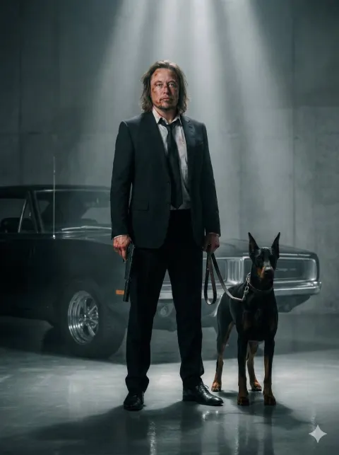 Hitman and Doberman Noir