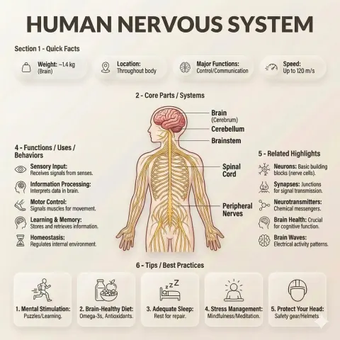 Ultra-Clean Human Anatomy Infographic