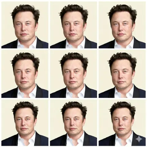 Ultra Realistic Passport Photo Sheet