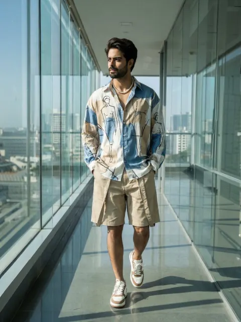 Urban Fashion Man Portrait