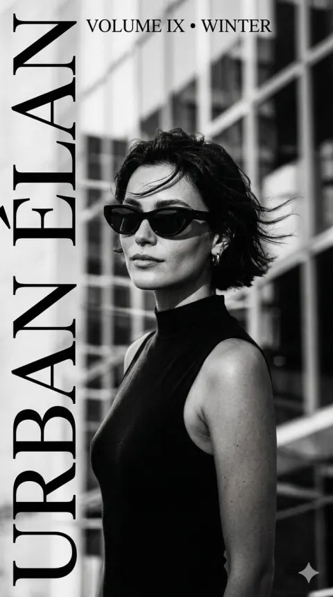 Urban Fashion Magazine Cover Portrait