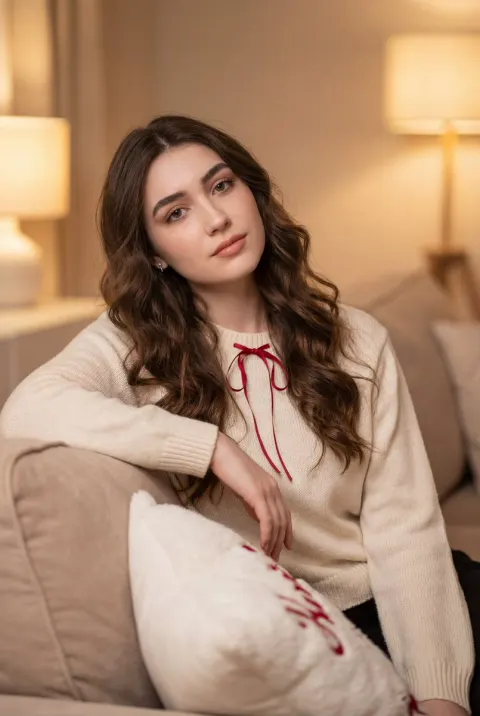 Warm Realistic Female Portrait