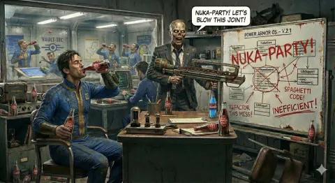Nuka-Launcher vs Ghoul Battle