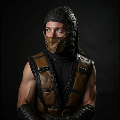 Mark Zuckerberg as Mortal Kombat's Scorpion