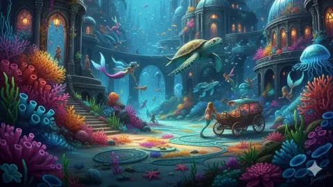 Alien Worlds And Underwater Cities