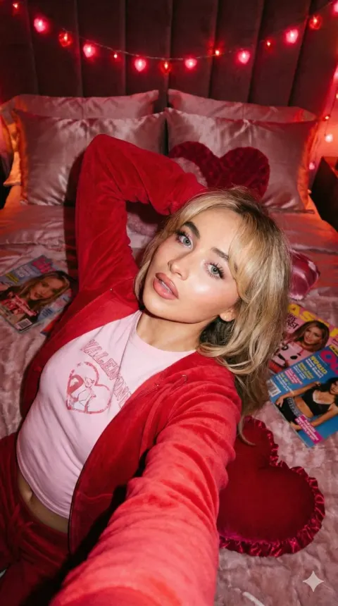 Y2K Flash Babe Selfie