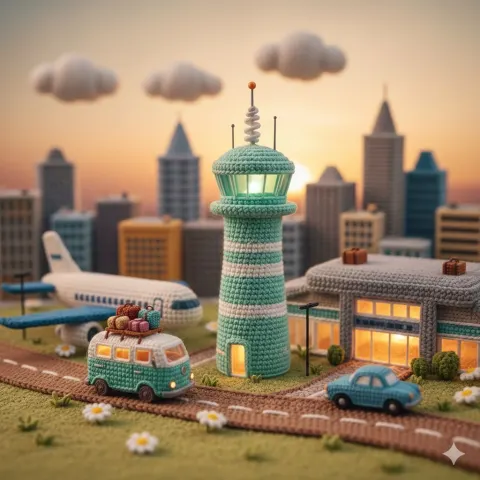 Crochet Miniature Dream Airport World