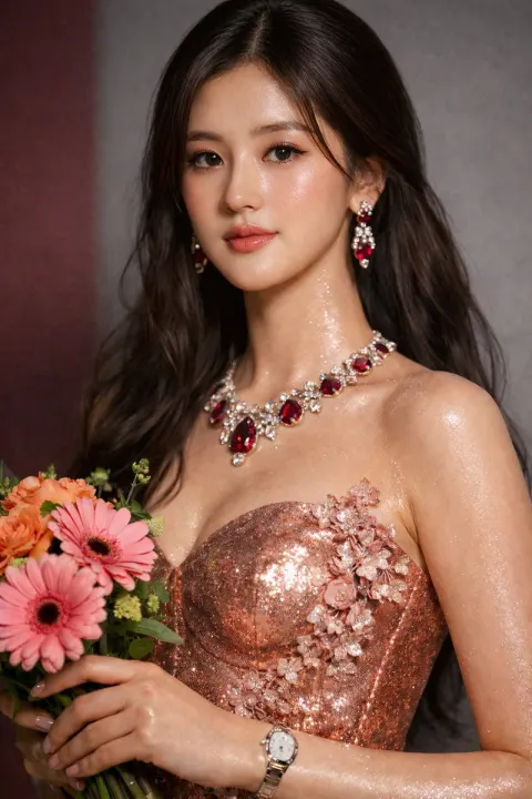 Zhao Lusi Red Carpet Glamour