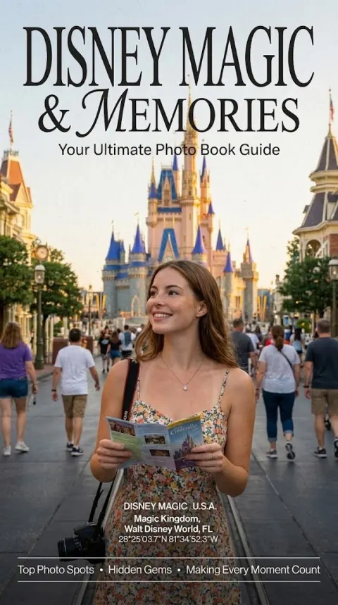 Photo Book Style Magazine Cover Design