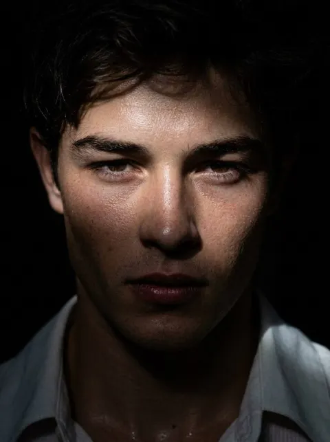 Shadow Light: Mysterious Man Portrait