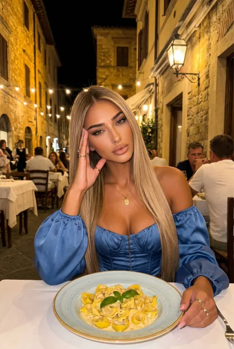 Italian Night Portrait iPhone Shot