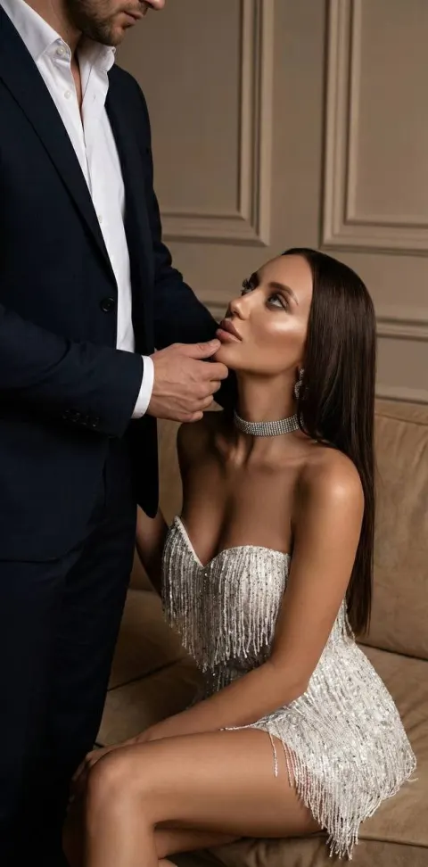 Gentleman Lifting Her Chin