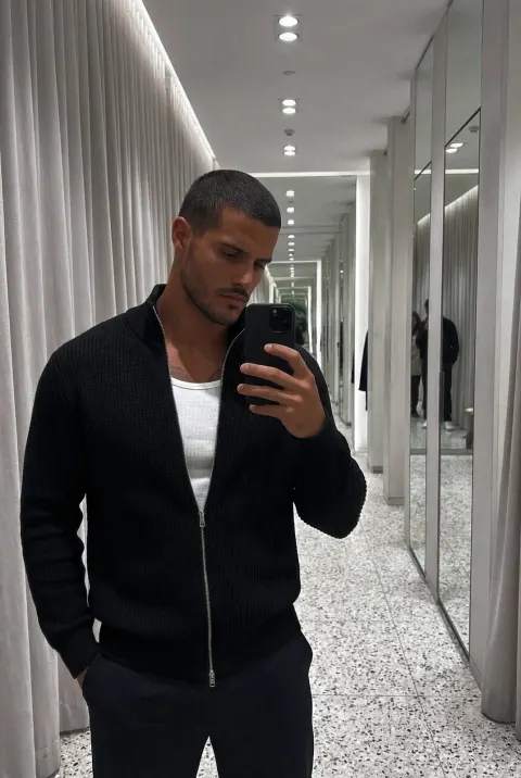Stylish Fitting Room Mirror Selfie