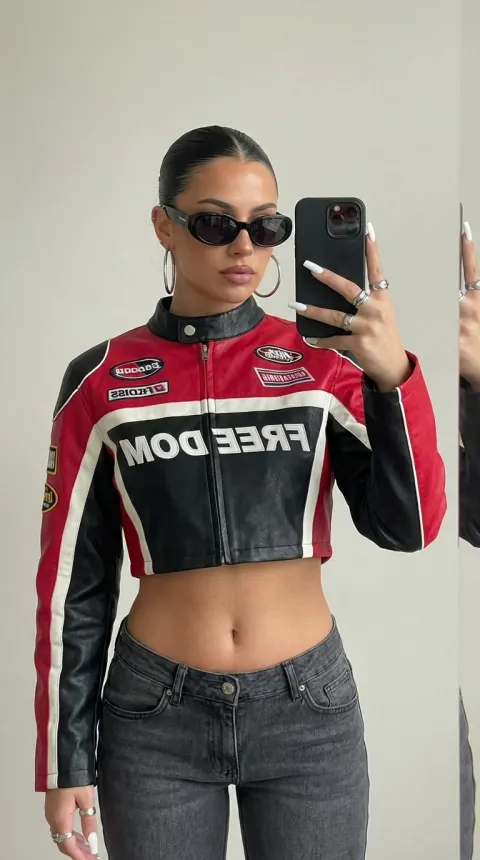Racing Jacket Selfie Style