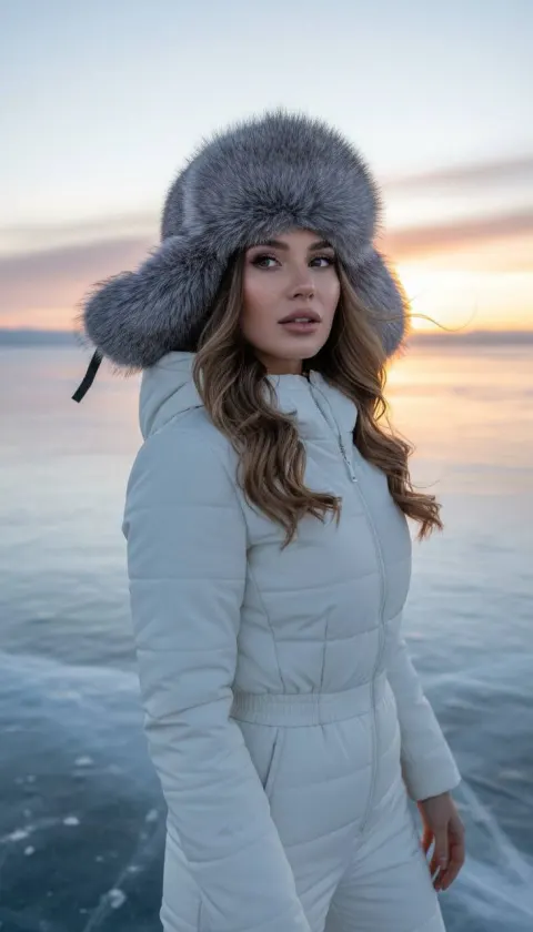 Frozen Beauty on Lake Baikal
