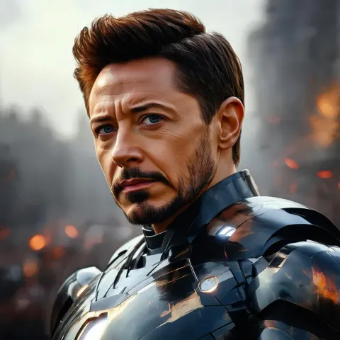 Vladimir Zelensky in Iron Man Armor