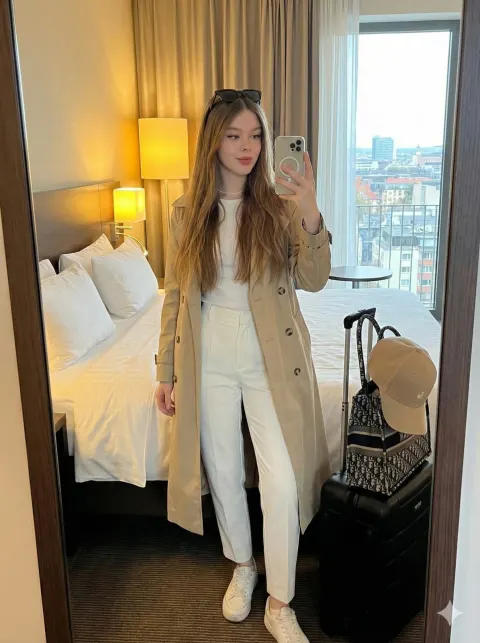Mirror Selfie Travel Chic