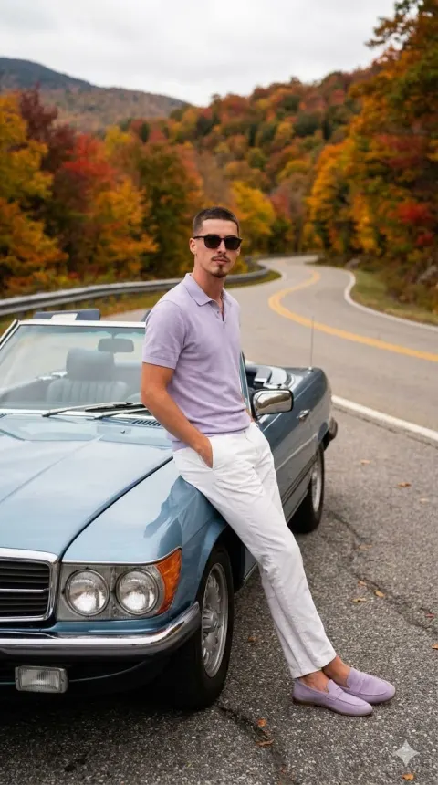 Autumn Mercedes Gentleman Portrait