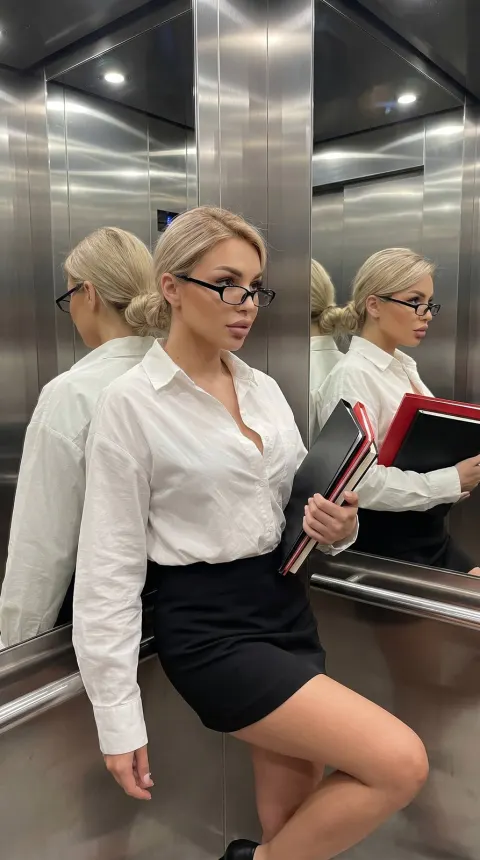 Elevator Mirror Selfie