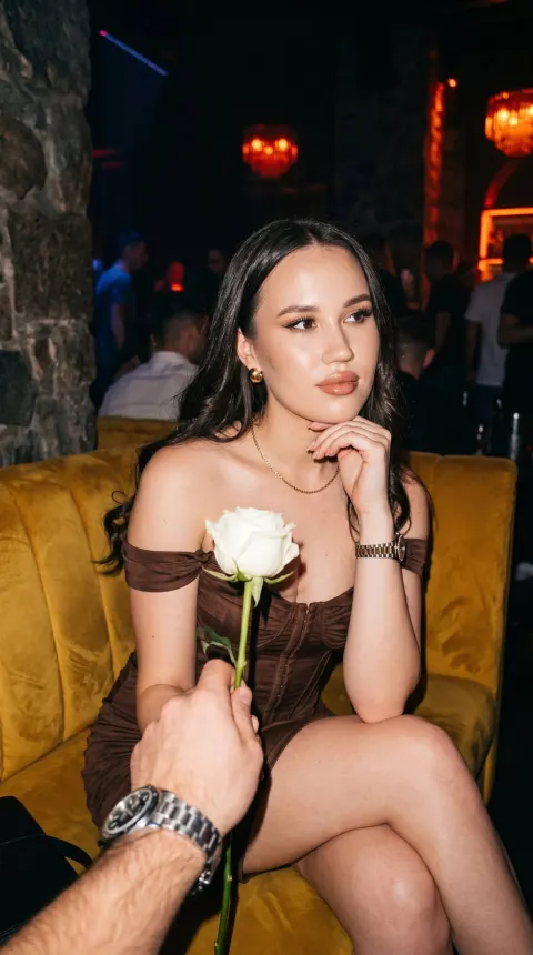 Club Rose Cinematic Portrait