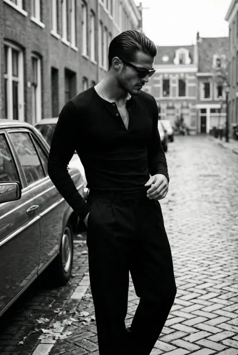 Monochrome Street Elegance