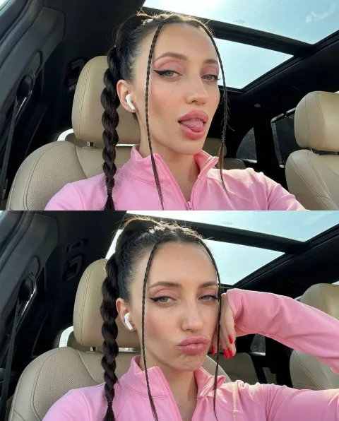 Cool Girl Car Selfie Vibes