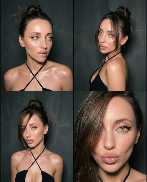 Y2K Flash Portrait Collage