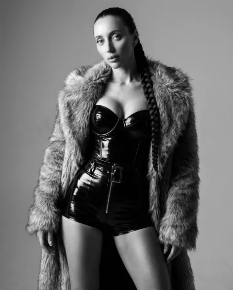 Latex Fashion Noir Portrait