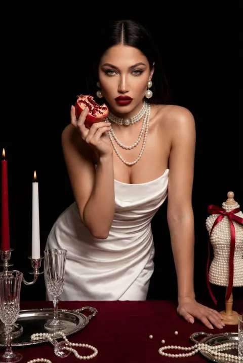 Pomegranate Power Portrait