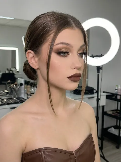 Perfect Smoky Evening Makeup Portrait