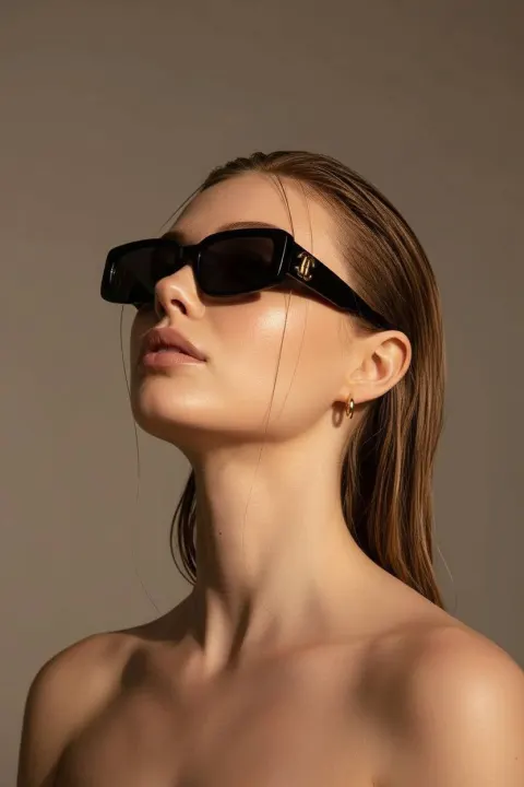 High-Fashion Minimalist Portrait