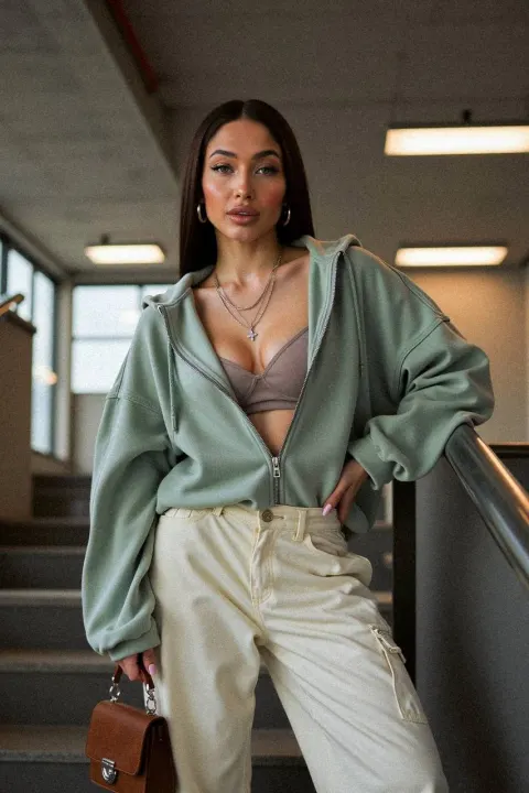 Concrete Staircase Fashion Editorial