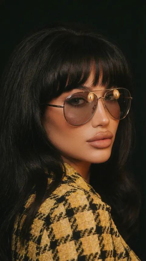 Retro Glamour Fashion Portrait