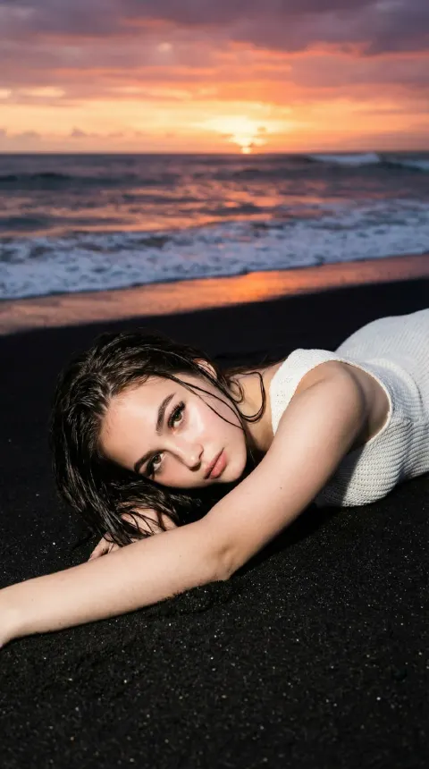 Black Sand Sunset Model