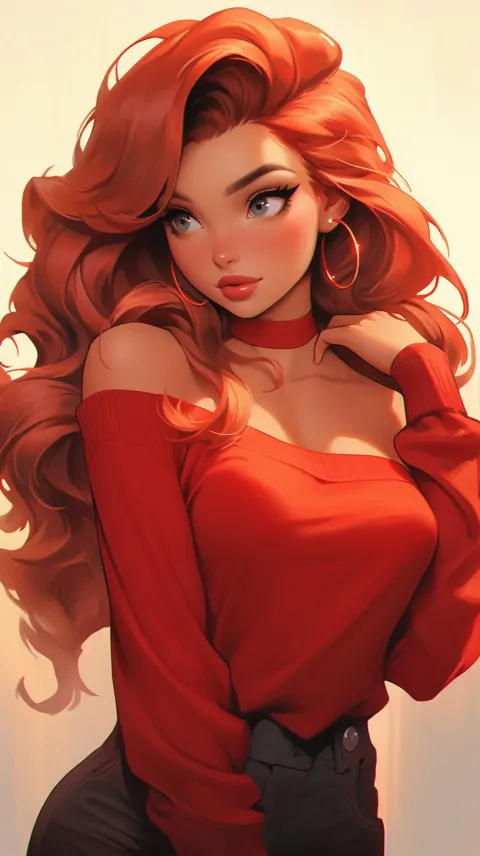 Jessica Rabbit Charismatic Portrait Art
