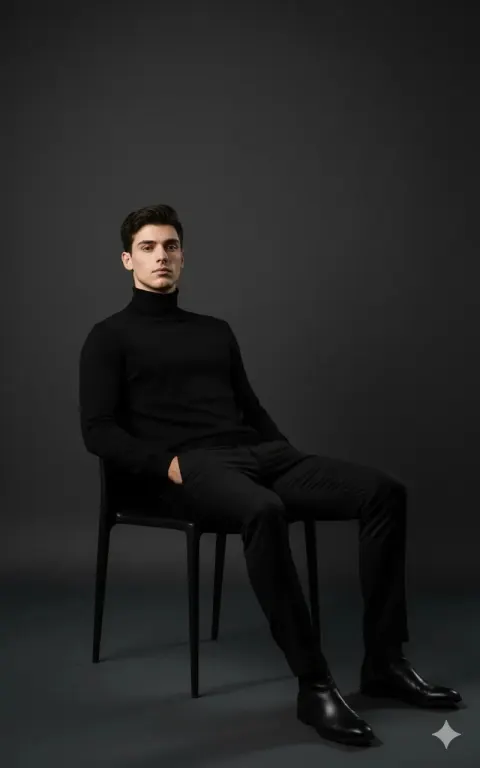 Dark Studio Portrait