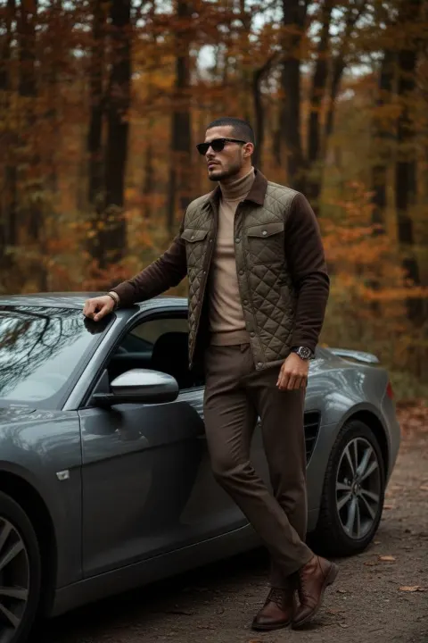 Autumn Gentleman Forest Portrait