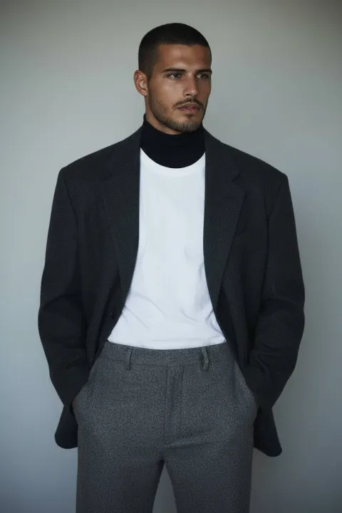 Minimal Autumn Fashion Portrait