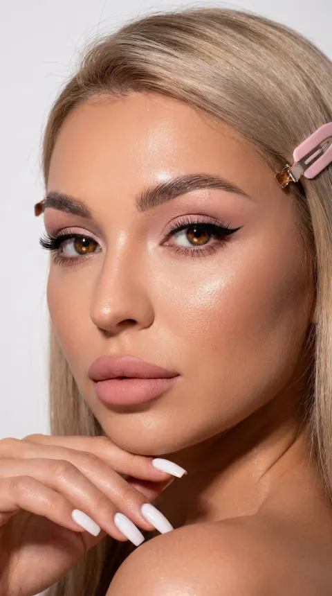 Ultra-Close Beauty Portrait Glow