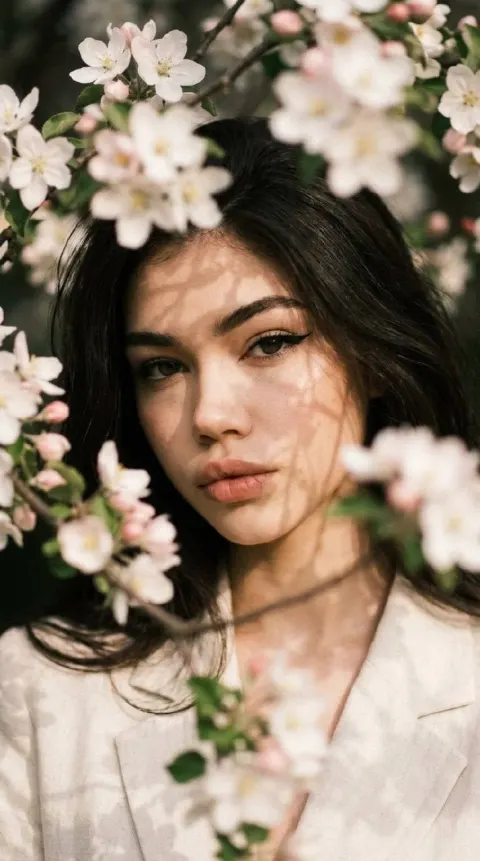 Blossom Portrait: Film Aesthetic