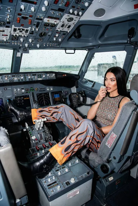 Fashion Pilot Cockpit Editorial