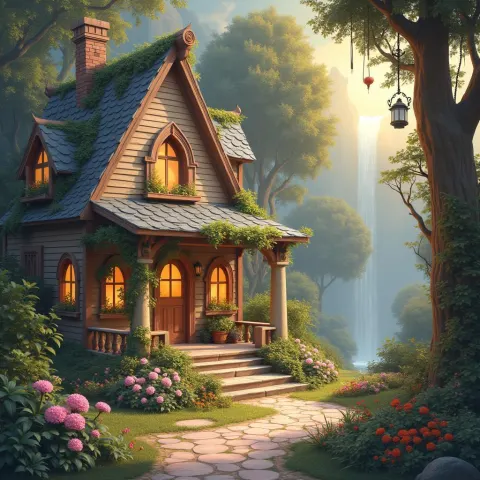 Dream Home Conjured by Painter and Writer