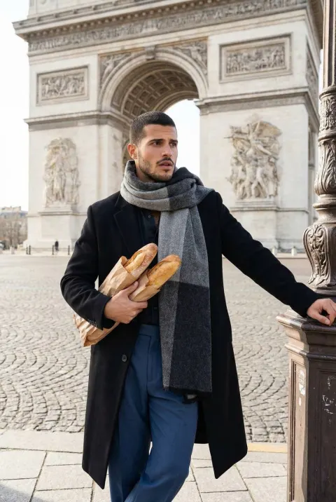 Paris Street Style at Arc de Triomphe