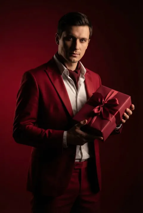Crimson Gift Ritual Portrait