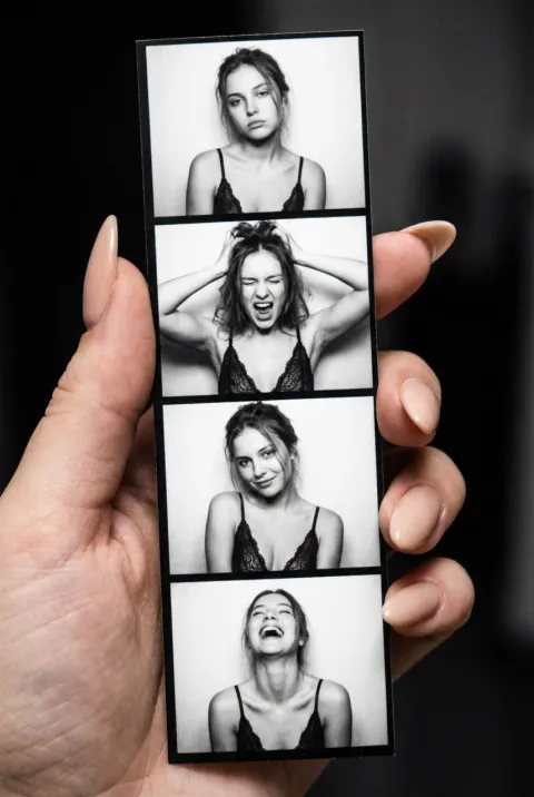 Y2K Photobooth Strip Aesthetic