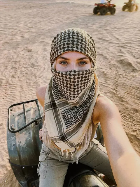Desert Quad Bike Selfie Moment