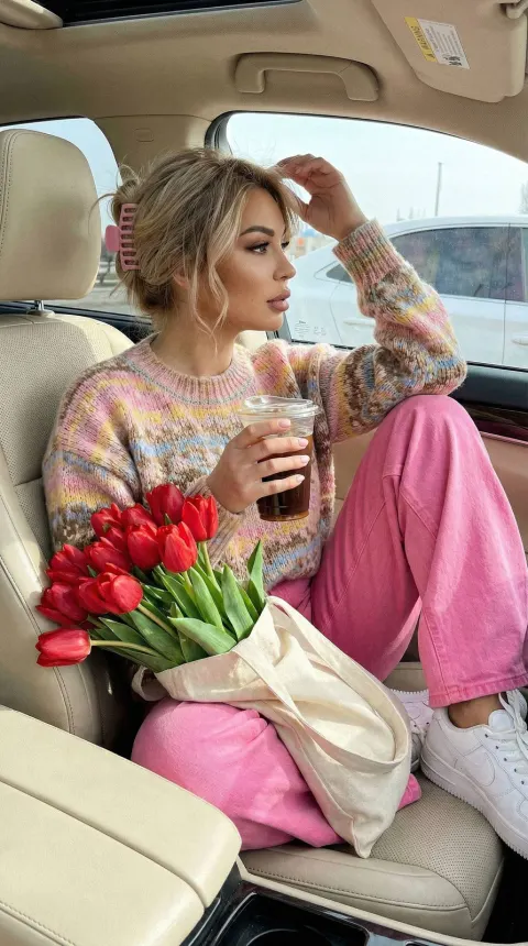 Cinematic Car Girl Aesthetic