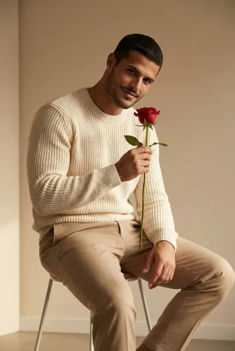 Gentleman with a Rose