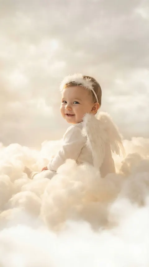 Angel Baby on Cloud