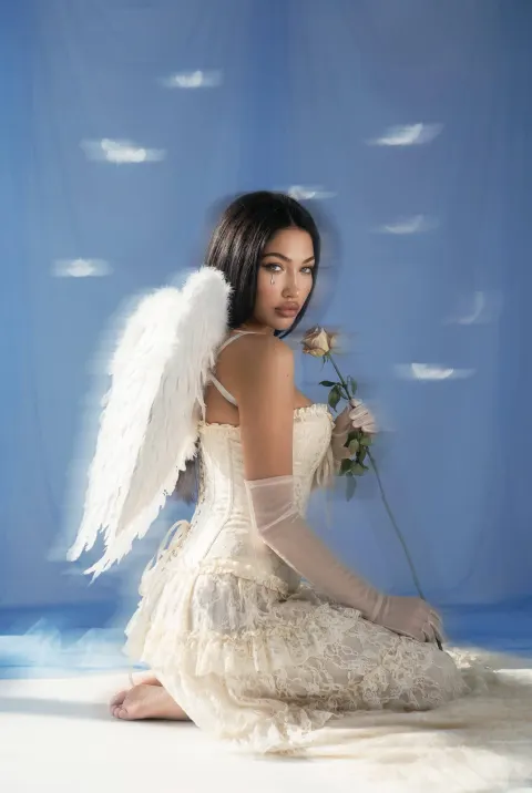 Melancholic Angel Valentine Art Shoot